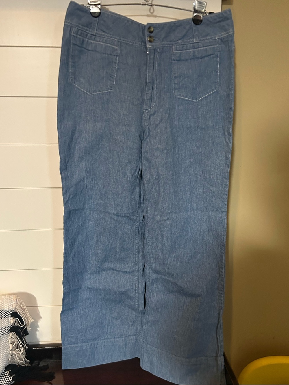 Pilcro Light Blue Wide Leg Jeans